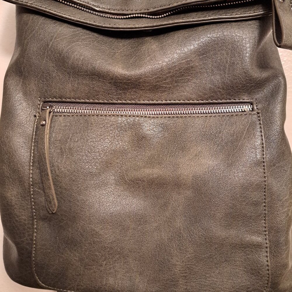 URBAN EXPRESSIONS LENNON CONVERTIBLE BACKPACK PURSE-VEGAN LEATHER - Picture 3 of 12